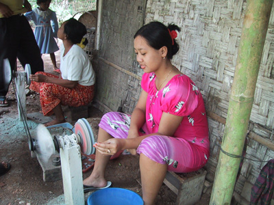 FIGURE 8, Village Lapidary Industry